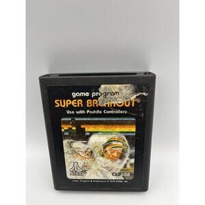 Super Breakout (Atari 2600, 1981) Game Cart Only Authentic Tested